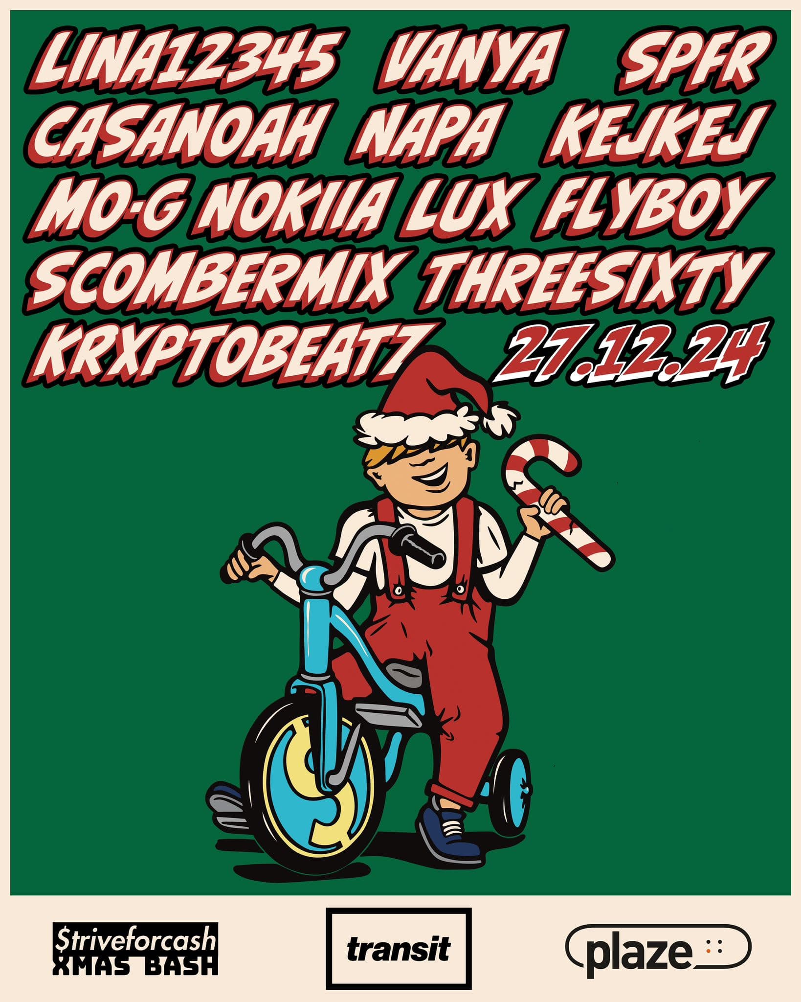 Strive For Cash Christmas Bash