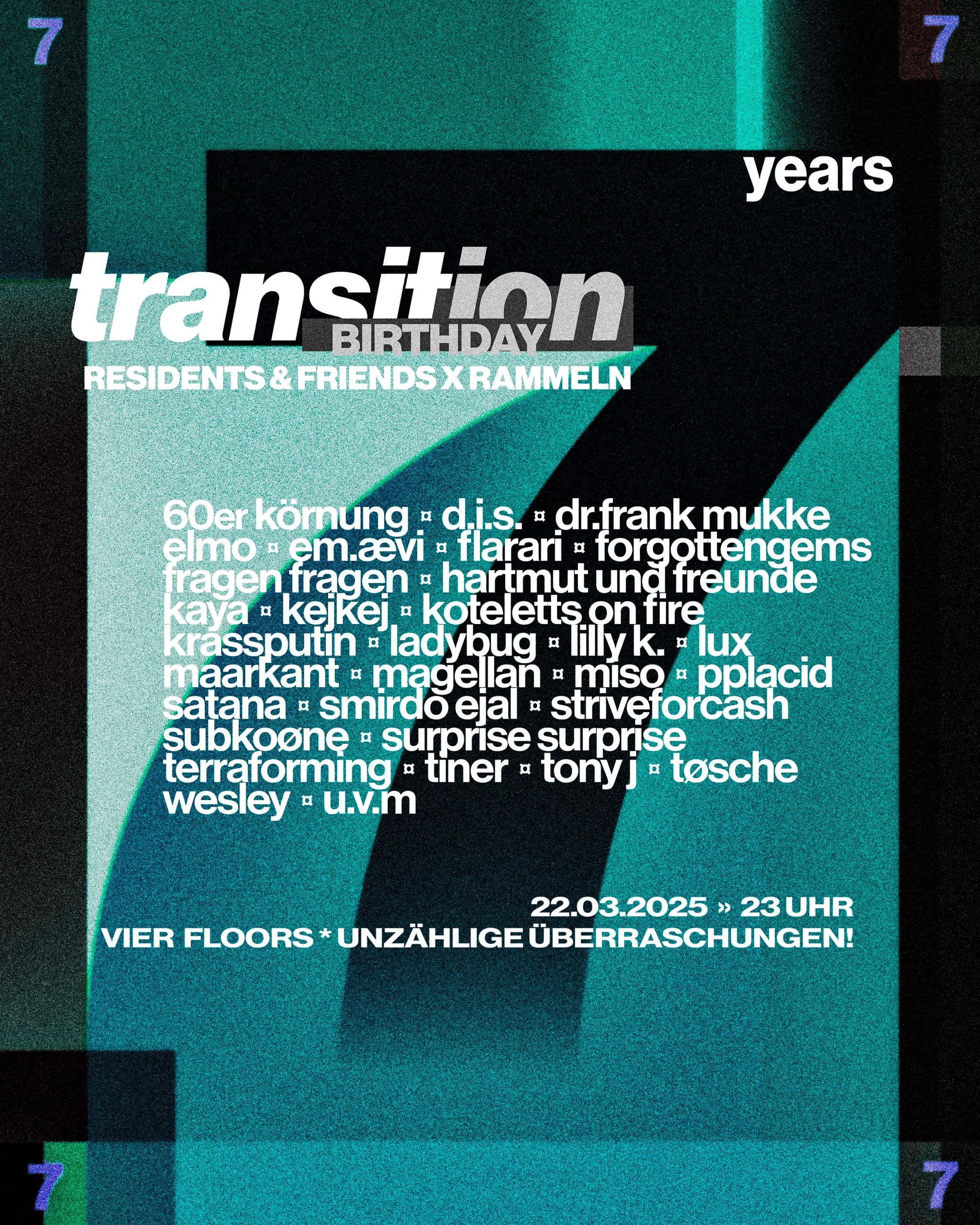 transition 7 - 7 Jahre transit 