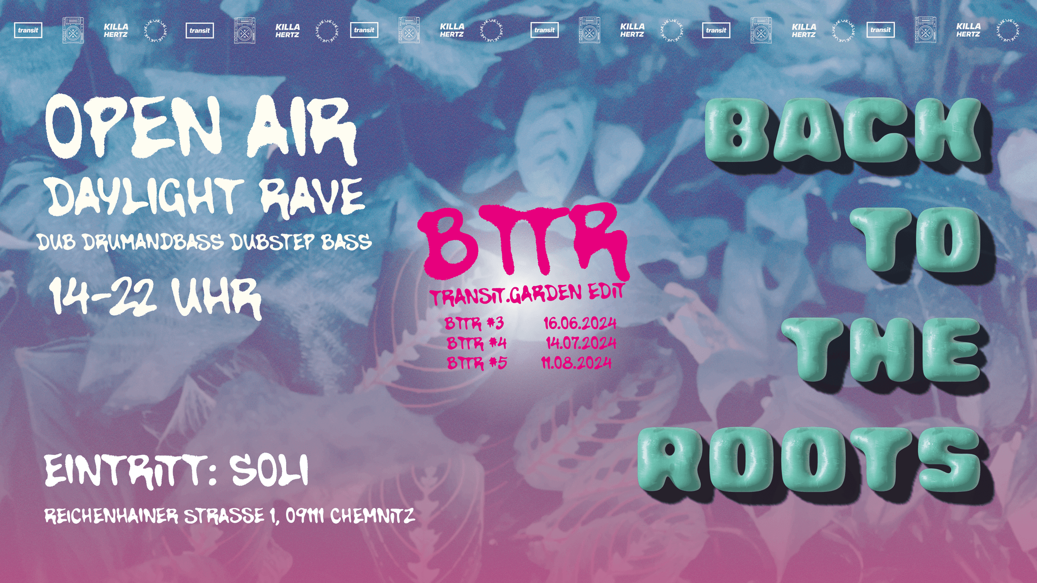 Back to the Roots at Transit Garden August 24