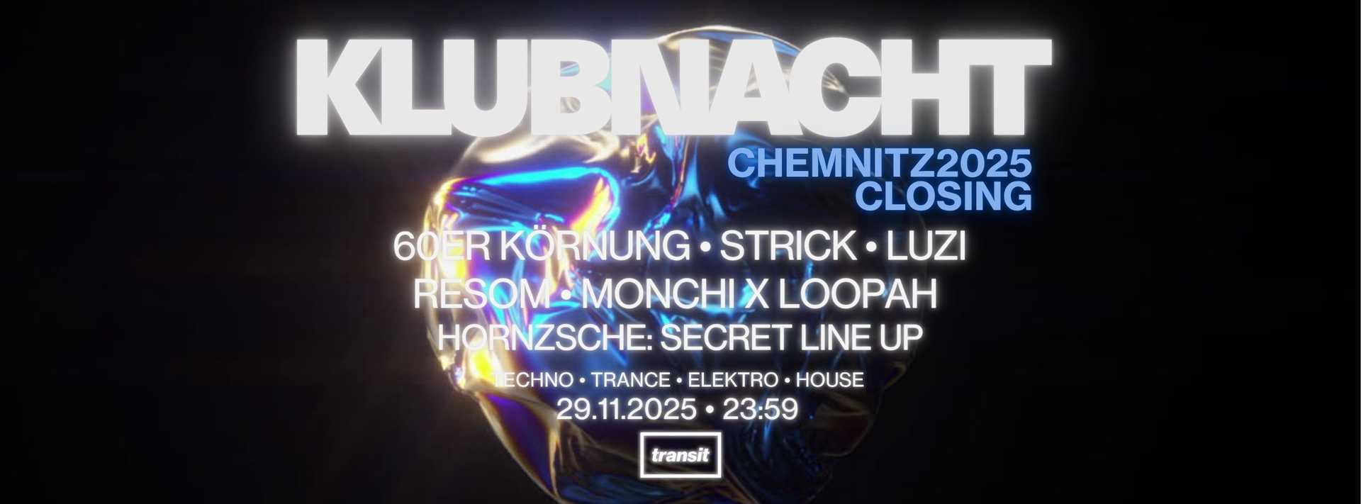 Klubnacht Kulturhauptstadt Chemnitz2025 Closing