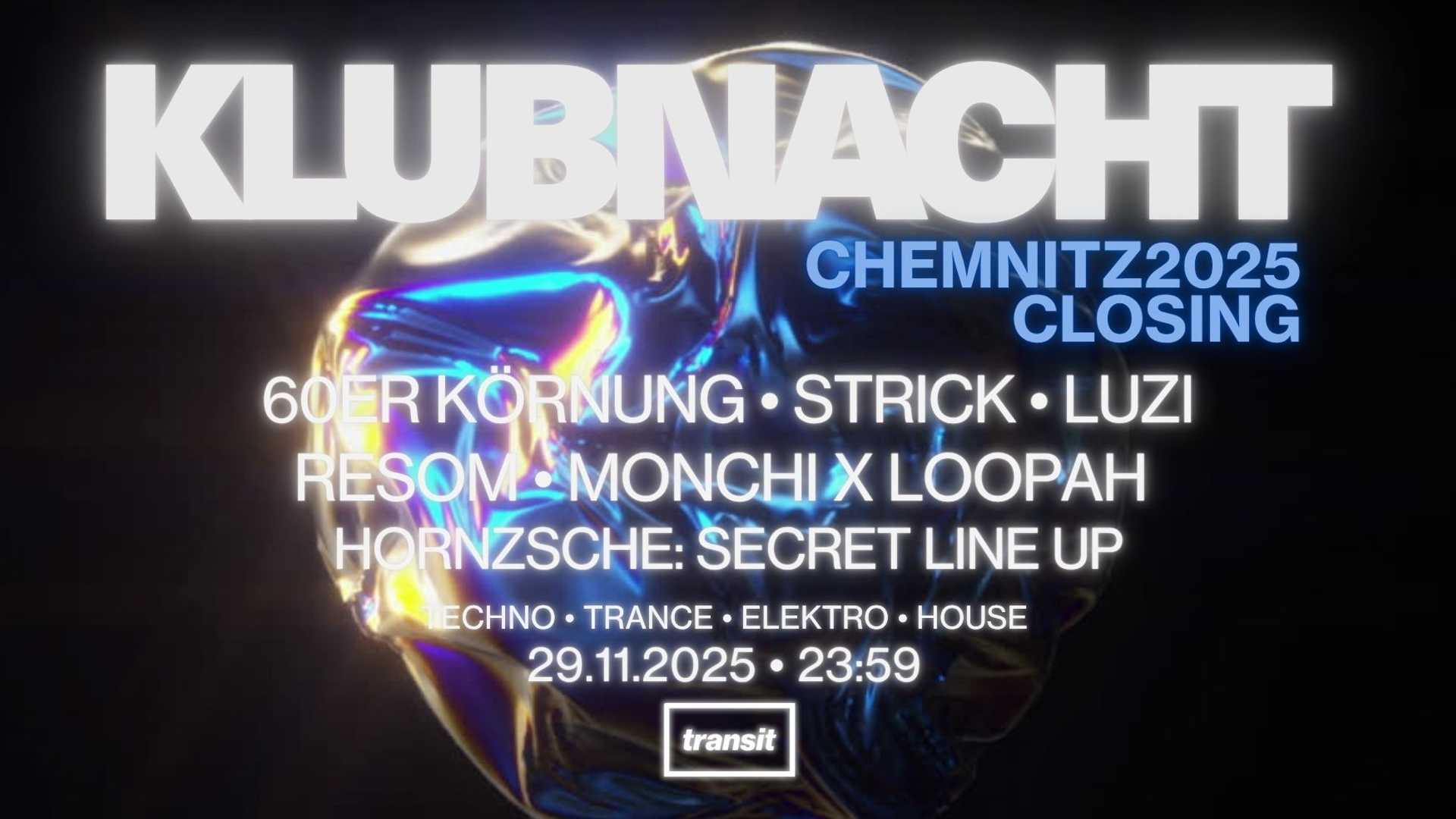 Klubnacht Kulturhauptstadt Chemnitz2025 Closing