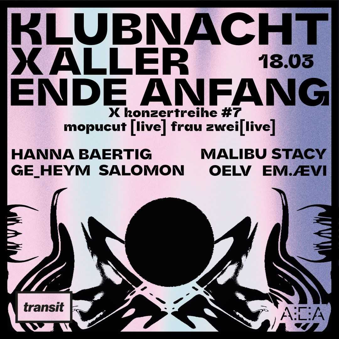 Klubnacht x Aller Ende Anfang