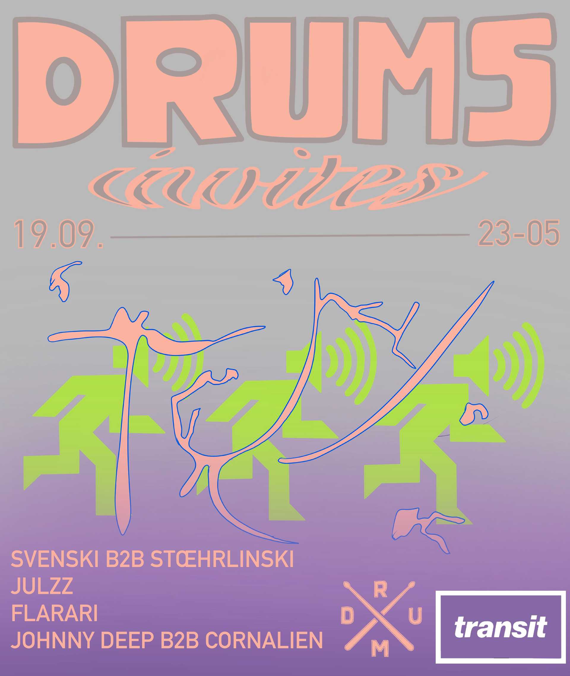 Drums Invites